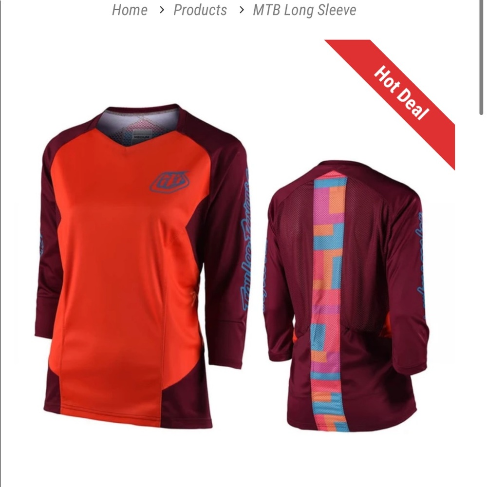 TROY LEE DESIGNS RUCKUS 3/4 SLEEVES WOMAN JERSEY